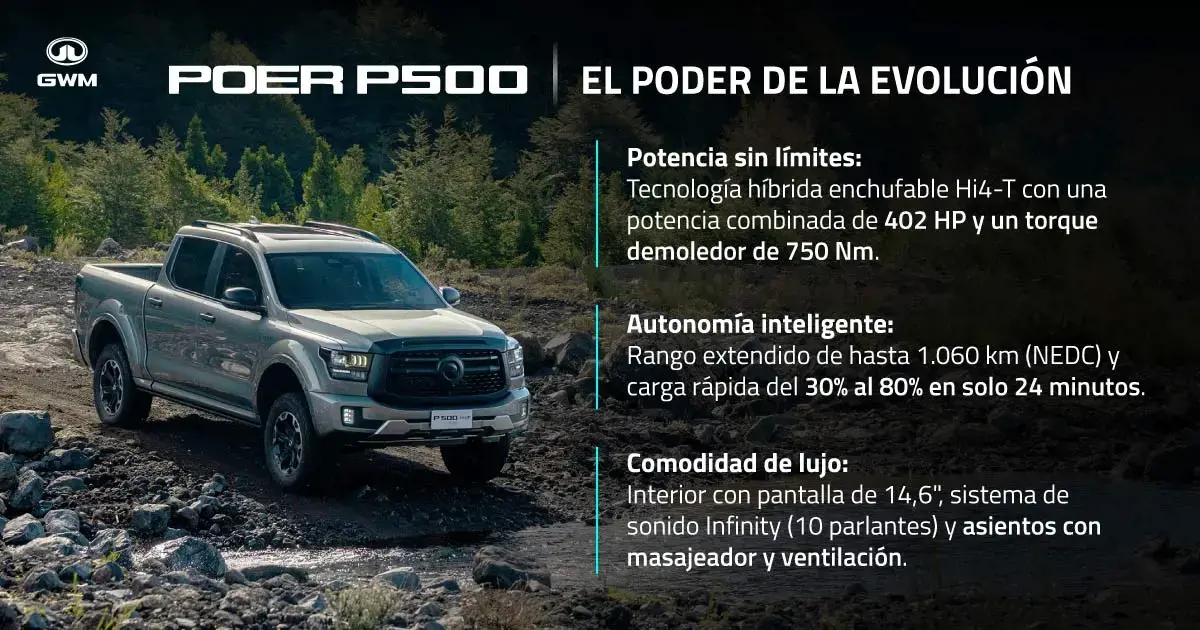 Atributos importantes de la POER P500.