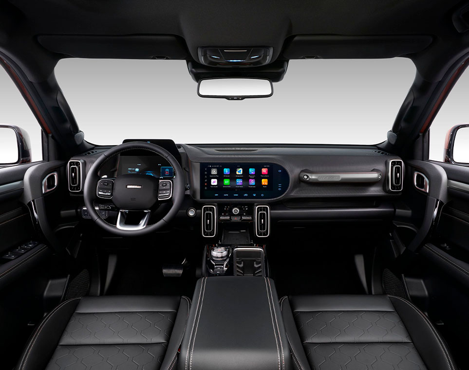 diseño interior vehículo SUV Haval Dargo