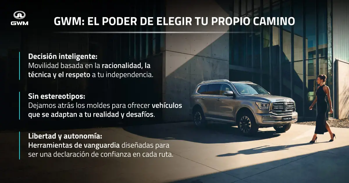 La filosofía detrás de los autos para mujeres de GWM.