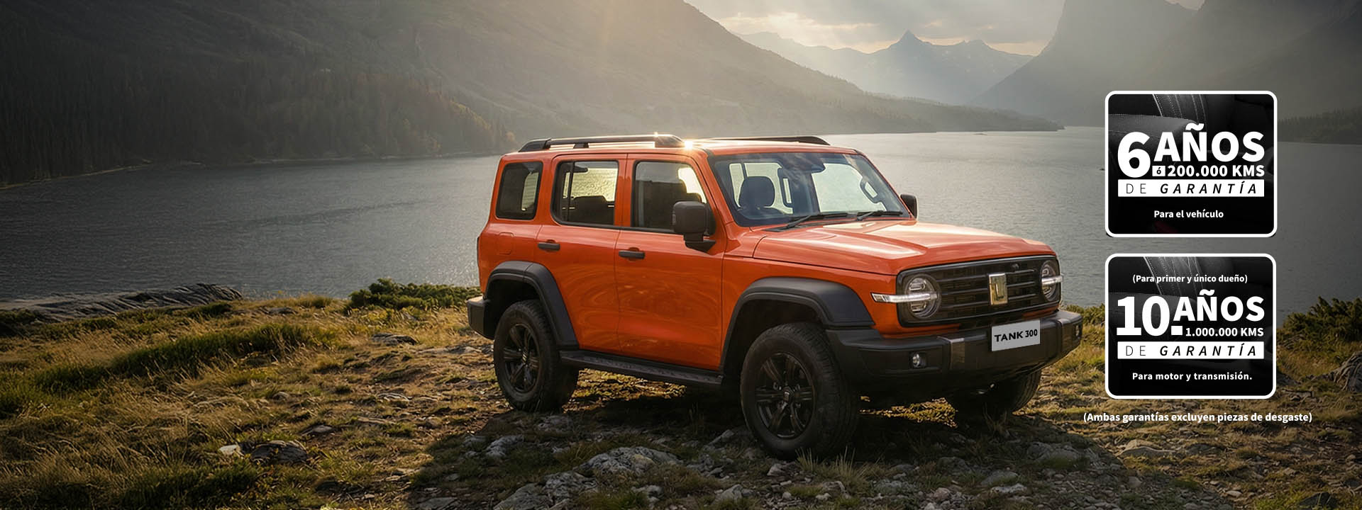 Diseño exterior SUV todoterreno TANK 300